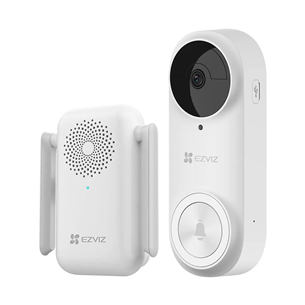 EZVIZ DB2 Pro, 2K, battery powered, white - Smart Doorbell with Camera CS-DB2-5MP