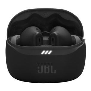 JBL Tune Beam 2, melna - Bezvadu austiņas