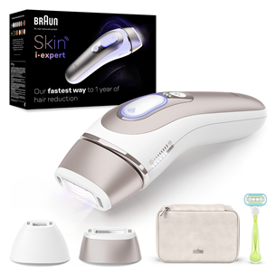 Braun IPL Skin i-Expert Pro 7 PL7147, white/golden - IPL hair removal device