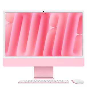 Apple iMac 24" (2024), M4 10C/10C, 16 GB, 256 GB, ENG, rozā - Dators MWV43ZE/A