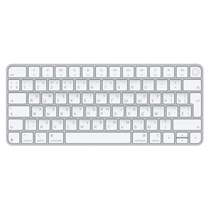 Apple Magic Keyboard with Touch ID, RUS, white - Wireless keyboard MXCK3RS/A