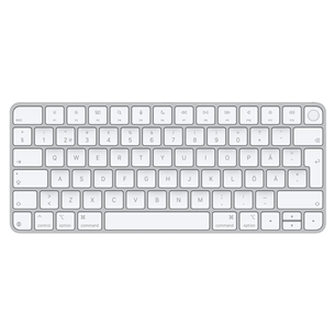 Apple Magic Keyboard with Touch ID, SWE, balta - Bezvadu klaviatūra MXCK3S/A