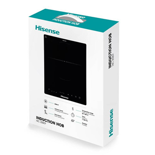 Hisense, 2000 W, melna - Indukcijas galda plīts