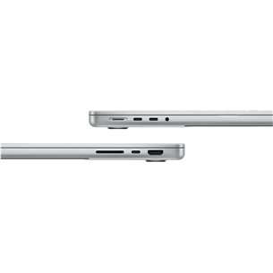 Apple MacBook Pro 14 (2024) M4, 10C/10C, 16 GB, 512 GB, ENG, sudraba - Portatīvais dators