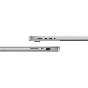 Apple MacBook Pro 16 (2024) M4 Pro, 14C/20C, 24 GB, 512 GB, ENG, sudraba - Portatīvais dators