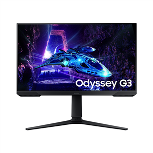 Samsung Odyssey G3, 24'', LED VA, 180 Гц, черный - Монитор LS24DG302EUXEN