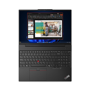 Lenovo ThinkPad E16 Gen 2, 16'', WUXGA, Ryzen 5, 16 GB, 512 GB, ENG, melna - Portatīvais dators