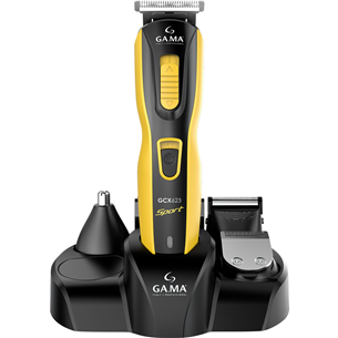 GA.MA, GCX623 Sport, black/yellow - Hair clipper set