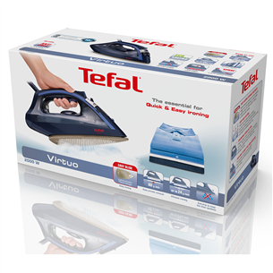 Tefal Virtuo, 2000 W, dark blue - Steam iron