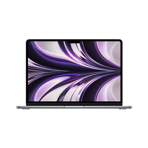 Apple MacBook Air 13" (2022), M2 8C/8C, 16 GB, 256 GB, ENG, pelēka - Portatīvais dators MC7U4ZE/A