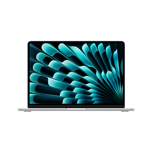 Apple MacBook Air 13" (2024), M3 8C/10C, 24 GB, 512 GB, ENG, sudraba - Portatīvais dators MC8N4ZE/A