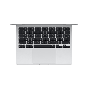 Apple MacBook Air 13" (2024), M3 8C/10C, 24 GB, 512 GB, ENG, sudraba - Portatīvais dators