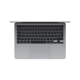 Apple MacBook Air 13'' (2024), M3 8C/10C, 24 GB, 512 GB, ENG, pelēka - Portatīvais dators