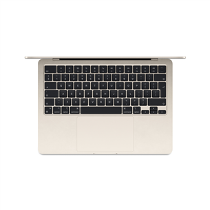 Apple MacBook Air 13'' (2024), M3 8C/10C, 24 GB, 512 GB, ENG, zelta - Portatīvais dators