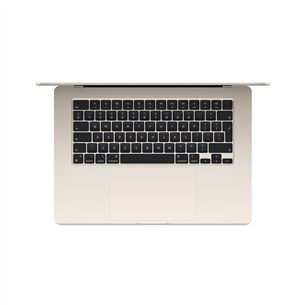 Apple MacBook Air 15'' (2024), M3 8C/10C, 16 GB, 256 GB, ENG, zelta - Portatīvais dators