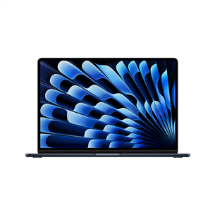 Apple MacBook Air 15'' (2024), M3 8C/10C, 24 ГБ, 512 ГБ, ENG, черный - Ноутбук MC9L4ZE/A