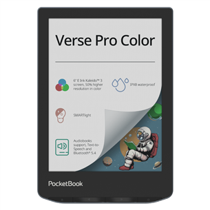 PocketBook Verse Pro Color, 6'', 16 GB, stormy sea - E-reader PB634K3-1-WW