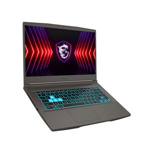 MSI Thin A15, 15,6'', 144 Hz, Ryzen 7, 16 GB, 512 GB, RTX 4060, ENG, pelēka - Portatīvais dators