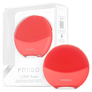 Foreo Luna 4 mini, красный - Прибор для очищения лица LUNA4MINI.CORAL