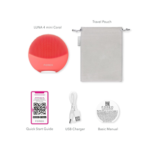 Foreo Luna 4 mini, coral - Facial cleansing device