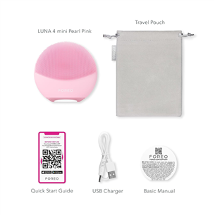 Foreo Luna 4 mini, pink - Facial cleansing device