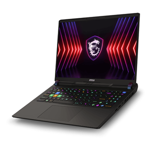 MSI Vector 16 HX A14V, 16'', 240 Hz, QHD+, i7, 16 GB, 1 TB, RTX 4080, ENG, pelēka - Portatīvais dators