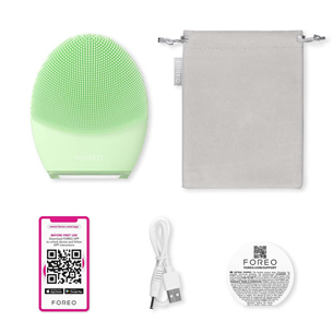 Foreo Luna 4, combination skin, green - Facial cleansing device