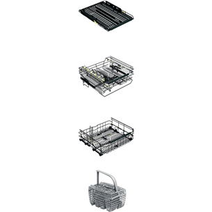 Asko, 14 place settings - Built-in dishwasher