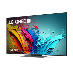 LG QNED86, 55'', 4K UHD, QNED, black - TV