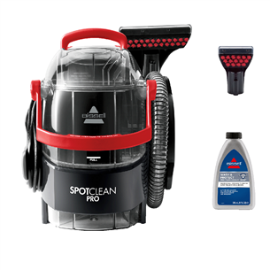 Bissell SpotClean® Pro, 750 W, melna/sarkana - Paklāju un tekstila tīrītājs 1558N