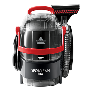 Bissell SpotClean® Pro, 750 W, melna/sarkana - Paklāju un tekstila tīrītājs