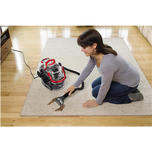 Bissell SpotClean® Pro, 750 W, melna/sarkana - Paklāju un tekstila tīrītājs