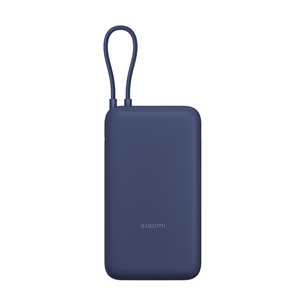 Xiaomi 33W Power Bank, 20000 mAh, integrated cable, blue - Power bank BHR8975GL