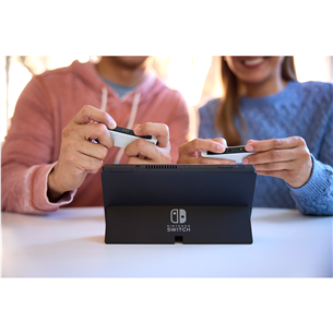 Nintendo Switch OLED + Super Mario Bros. Wonder + NSO 12M, balta - Spēļu konsoles komplekts