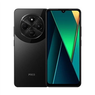 POCO C75, 6,88'', 8 GB, 256 GB, melna - Viedtālrunis