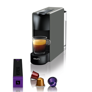 Krups Nespresso Essenza Mini, grey - Capsule coffee machine