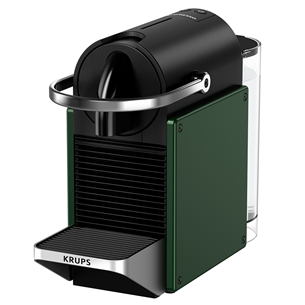 Krups Nespresso Pixie Redesign dark green Capsule coffee machine XN306310 Euronics