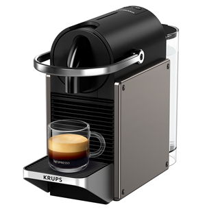 Krups Nespresso Pixie Redesign, titāna - Kapsulu kafijas automāts XN306T10