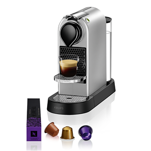 Krups Nespresso Citiz, sudraba - Kapsulu kafijas automāts