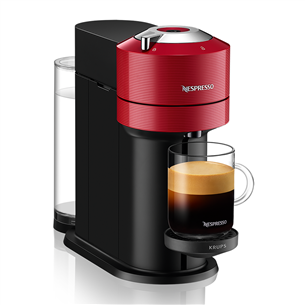 Krups Nespresso Vertuo Next, sarkana - Kapsulu kafijas automāts XN910510