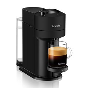 Krups Nespresso Vertuo Next, matēta melna - Kapsulu kafijas automāts XN910N10