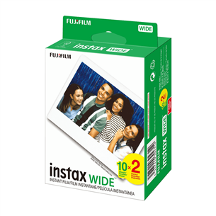 Fujifilm Instax Wide Film, 2x10 loksnes - Fotopapīrs 134269