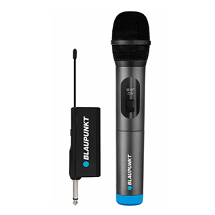 Blaupunkt WM40U, black - Wireless microphone with receiver