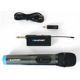 Blaupunkt WM40U, black - Wireless microphone with receiver