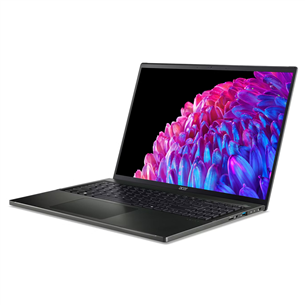 Acer Swift Edge 16 OLED, 16'', 3.2K, OLED, 120 Hz, Ryzen 7, 32 GB, 1 TB, US, melna - Portatīvais dators