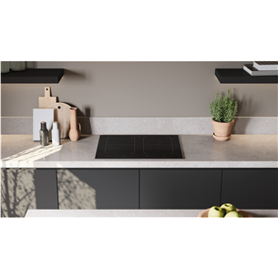 Asko, width 64,4 cm, black - Built-in induction hob