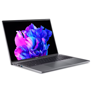 Acer Swift Go 16 OLED, 16'', 3.2K, OLED, 120 Hz, Ultra 5, 32 GB, 512 GB, US, pelēka - Portatīvais dators