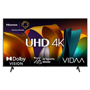 Hisense A6N, 50'', 4K UHD, LED LCD, черный - Телевизор 50A6N