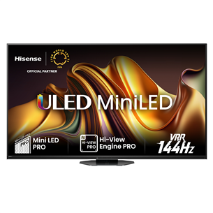 Hisense U8NQ, 65'', 4K UHD, Mini LED, черный - Телевизор 65U8NQ