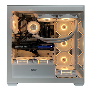 Intop Gaming R7 Aqua, Ryzen 7, 32 GB, 2 TB, RTX 4070, white - Desktop PC